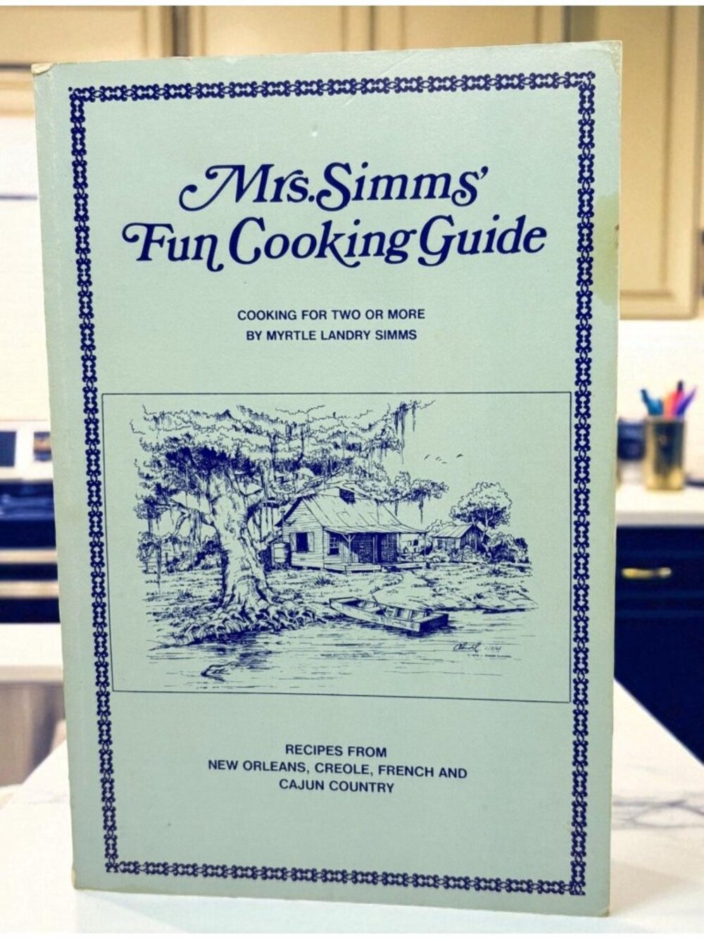 Mrs Simms Fun Cooking Guide French Creole Cajun Recipes Cookbook 1975
